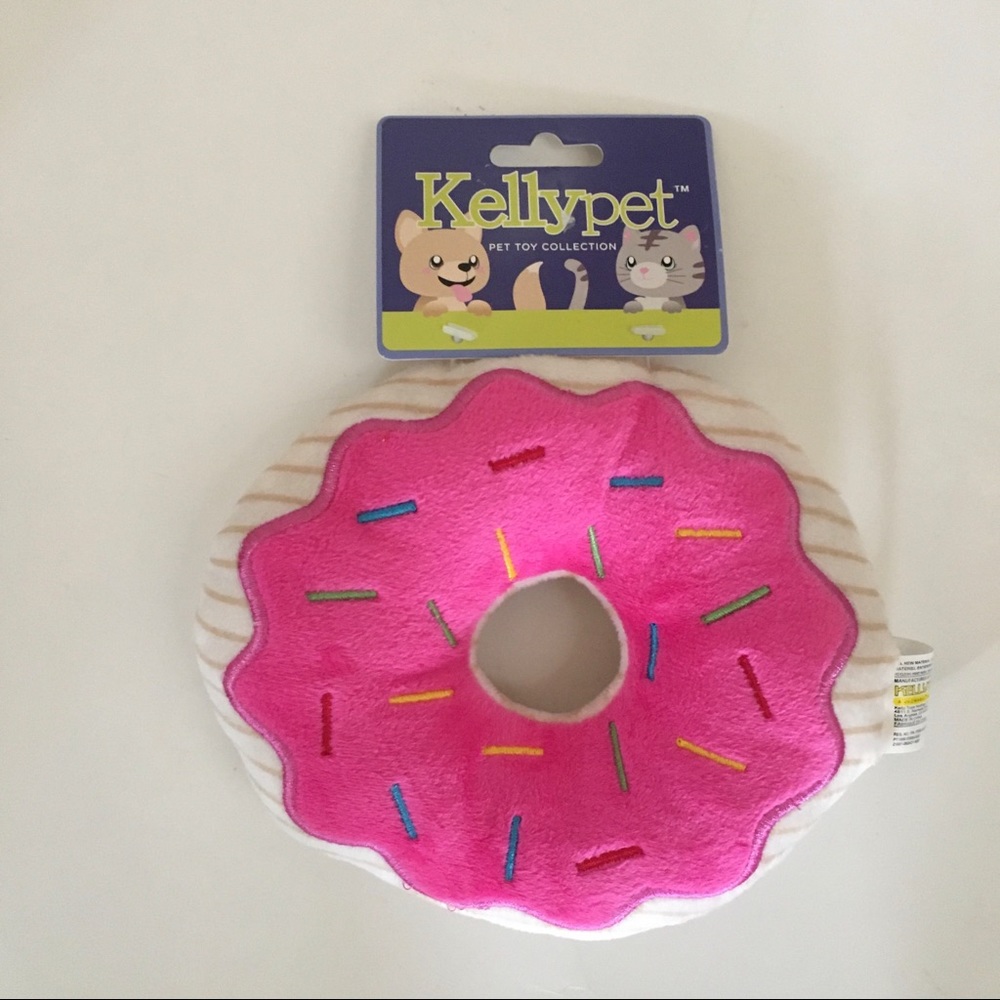 NEW Dog Toy Kellypet Plush Donut